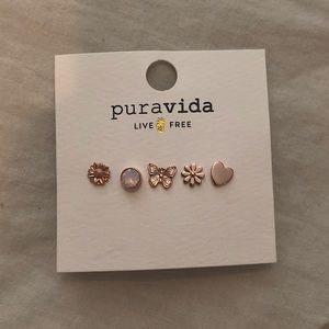 Pura Vida Earrings (Rose Gold)